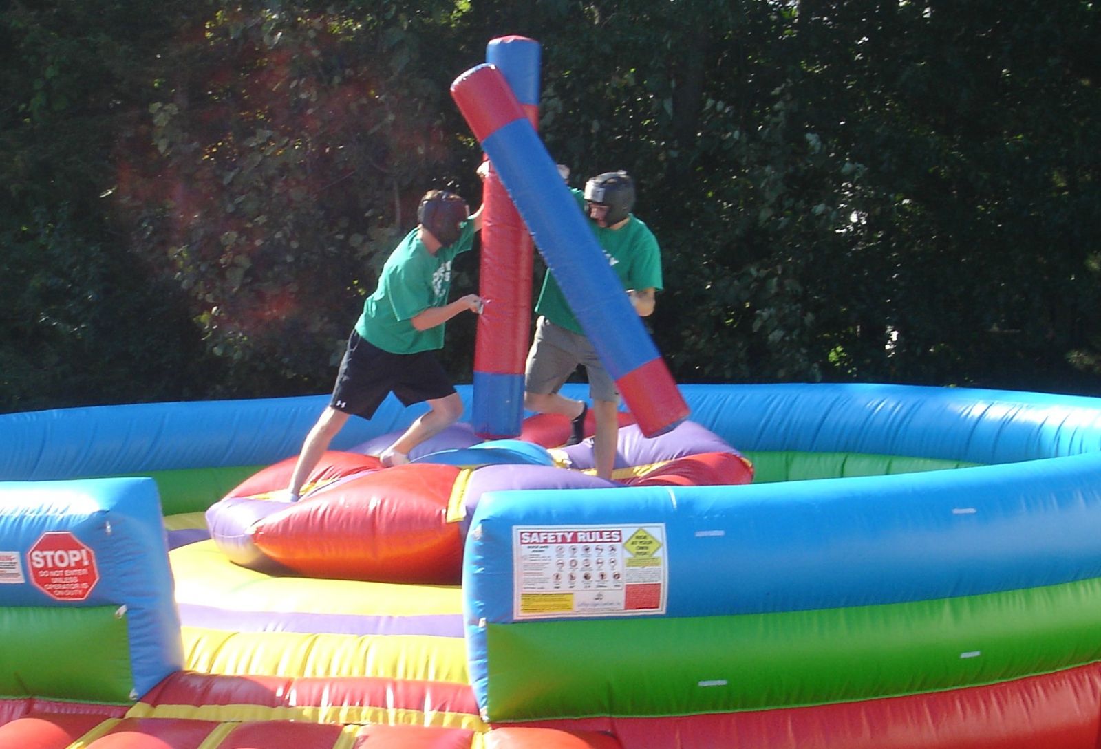 2 Young Men on Rock'Em and Sock'Em Joust